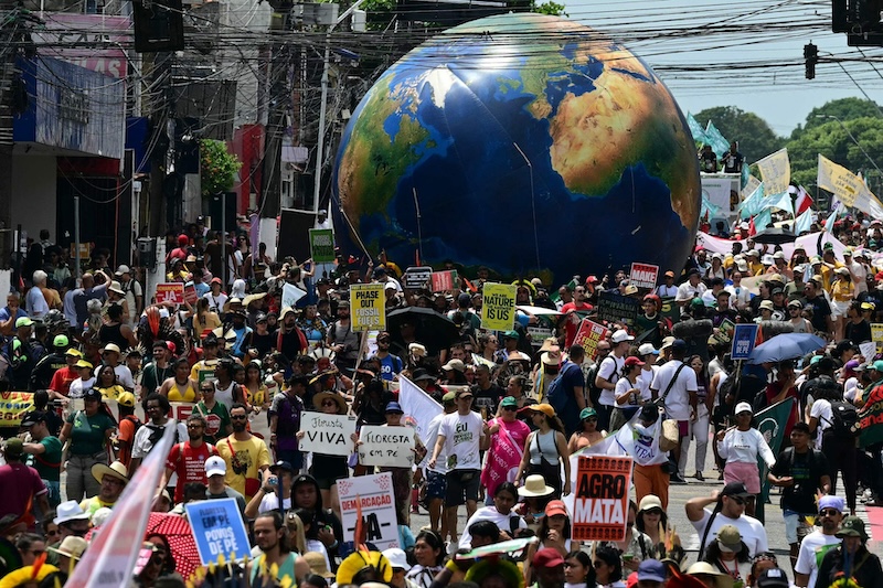 Tens of thousands protest outside COP30 demanding end to fossil fuelsTens of thousands protest outside COP30 demanding end to fossil fuels