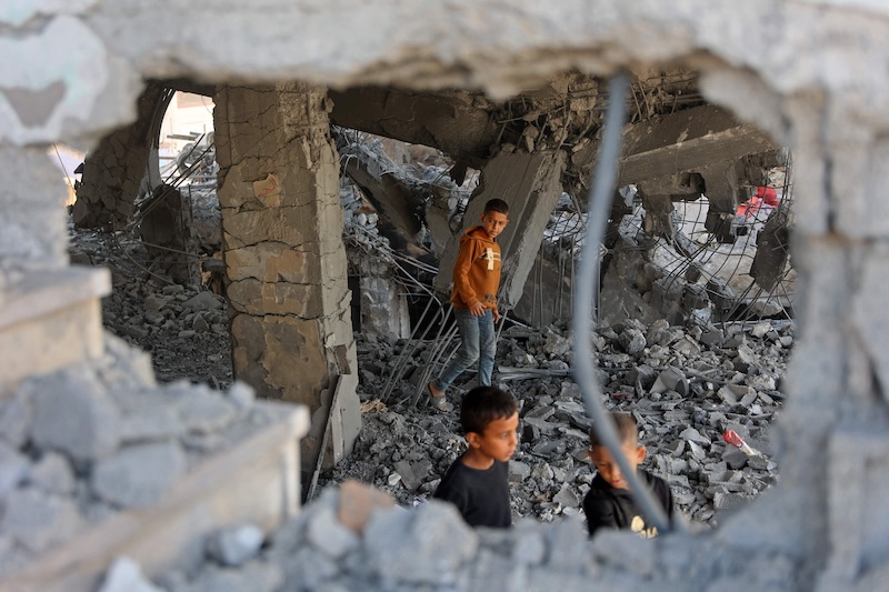 Israeli strikes beyond truce line kill 25 in Gaza, including children