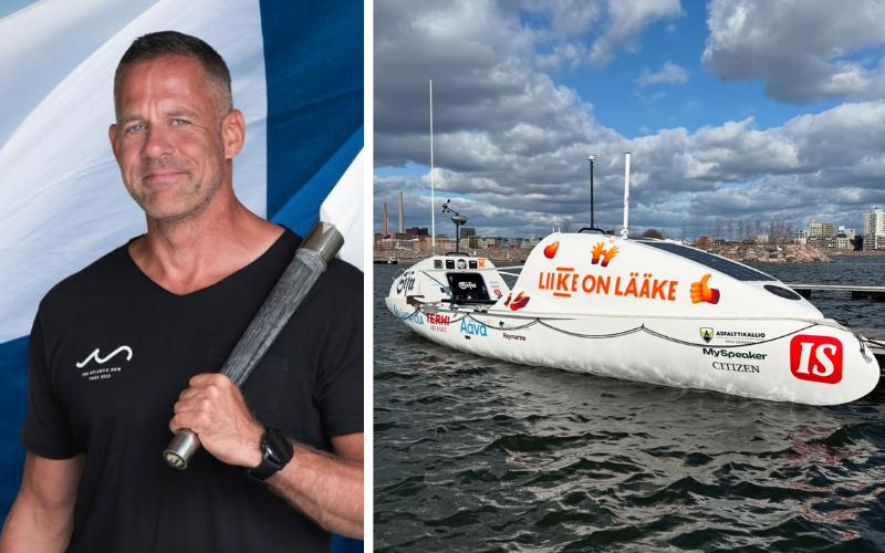 Rescue of Finnish rower Jari Saario delayed in South Atlantic