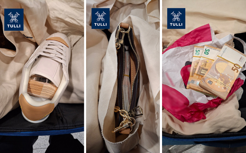 Customs seize €100,000 and luxury goods at Helsinki Airport