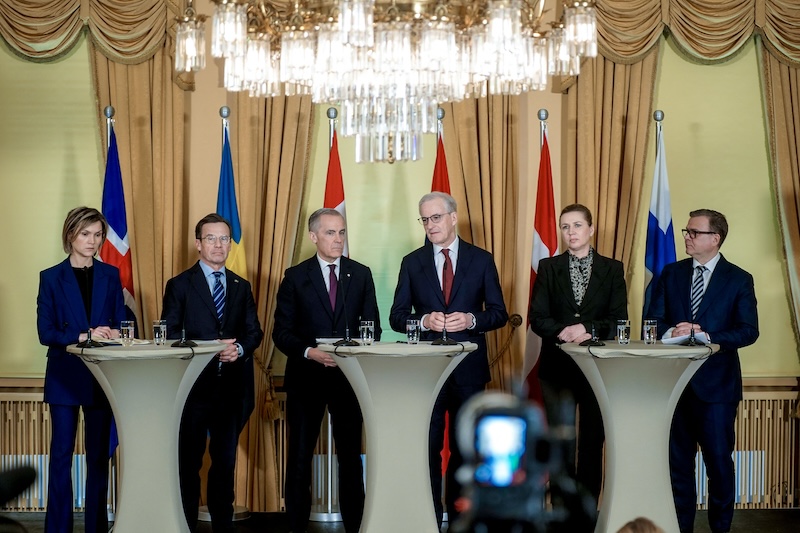 Nordic and Canadian leaders meet in Oslo, Orpo warns against easing Russia sanctions