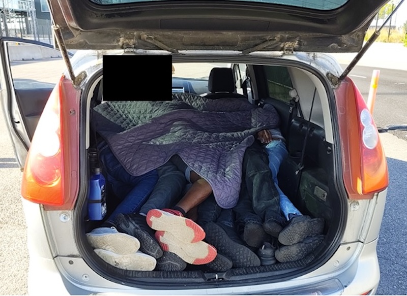 Six people found hidden in vehicle at Helsinki port